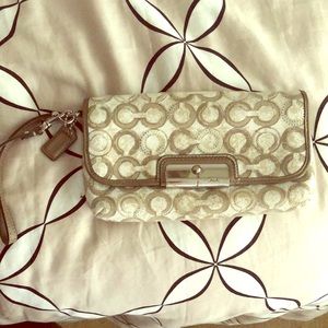 Coach wristlet purse